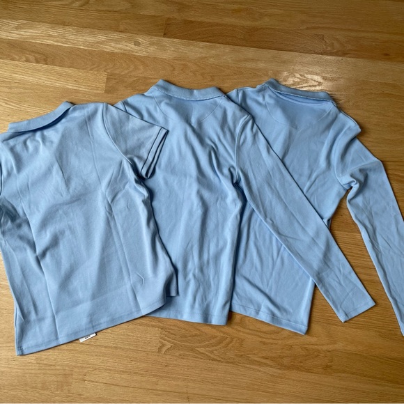 Bundle of Light Blue School Uniform Tops Size Large NEW WITH TAGS - Picture 2 of 11